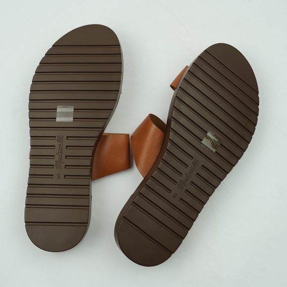 New MADEWELL Size 9 The Dee Double-Strap Slide Sandal in Warm Coffee $98 NP292 - Picture 8 of 8